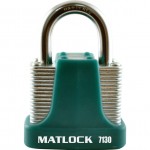 CROMWELL  Lacat rezistent cu 4 pini 40 mm 4 PIN STRONG PADLOCK GREEN