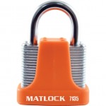 CROMWELL  Lacat rezistent cu 4 pini 40 mm 4 PIN STRONG PADLOCK ORANGE