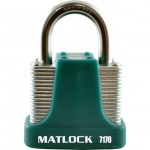 CROMWELL  Lacat rezistent cu 4 pini 40 mm 4 PIN STRONG PADLOCK GREENKEYED ALIKE