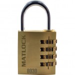 CROMWELL  Lacat 30 mm BRASS COMBINATION PADLOCK 3DIALS