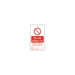 CROMWELL  Placuta de informare LOCKOUT TAGS - DO NOT SWITCH ON -S/SIDED PK10