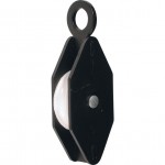 CROMWELL  Scripet 38 mm SINGLE AWNING PULLEY BLACK