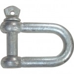 CROMWELL  Catusa D 6 mm DEE SHACKLE BZP-ELECTRO GALV(Set de 4)