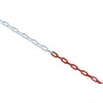 CROMWELL  Lant pentru bariera de marcare 6 mm x25M CHAIN PACK RED &WHITE