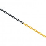 CROMWELL  Lant pentru bariera de marcare 6 mm x25M CHAIN PACK YELLOW & BLACK