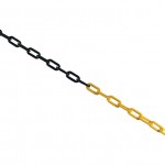 CROMWELL  Lant pentru bariera de marcare 8 mm x25M CHAIN PACK YELLOW& BLACK