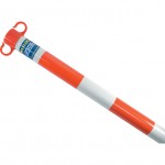 CROMWELL  Stalp pentru bariera de marcare 910x50 mm CHAIN SUPPORT POST RED &WHITE