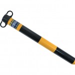 CROMWELL  Stalp pentru bariera de marcare 910x50 mm CHAIN SUPPORT POST YELLOW & BLACK