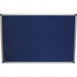 CROMWELL  Tabla din pasla pentru notificari FELT NOTICE BOARD 900x600 mm BLUE ALUMINIUM TRIM