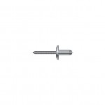 CROMWELL  Popnituri 3.2x12 mm  ALUMINIUM LARGE HEADRIVET (Set de 50)