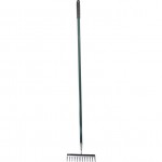 CROMWELL  Grebla ST/ST GARDEN RAKE STEEL SHAFT PVC GRIP