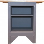 CROMWELL  Dulap cu rafturi si masa de lucru CABINET WITH SHELF & WORKBENCH