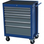 CROMWELL  Dulap mobil - 7 sertare 7-DRAWER CABINET BLUE/GREY