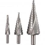 CROMWELL  Set HSS de burghie profilate pentru foi de tabla 4-30 mm SHEET METAL STEP DRILLS HSS (Set de 3)