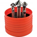 CROMWELL  Set 5 zencuitoare 5 piese 90DEG HSS-COBALT S/S COUNTERSINK SET