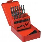 CROMWELL  Set Jobber HSS Cu canal ascutit - 19 piese SET OF 19 HSS DRILLS 1-10.00 mm x 0.5 mm