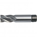 CROMWELL  Burghiu cu coada filetata Sherwood HSS-Co 5%, cu mai multe canale, serie normala - metric 3 mm HSS-COBALT SC/SH ENDMILL