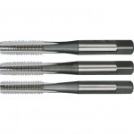 CROMWELL  Tarod HSS cu filet rectificat - pas mare: Seturi de Trei 1.0x0.25 mm HSSGT STR. FLUTE TAP SET