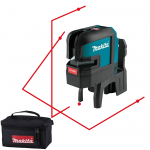 MAKITA SK106DZ Nivela laser cu linii si puncte 25 m (80 m cu receptor), Li-Ion, 12V (SOLO)