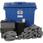 CROMWELL  Set absorbante 500 Ltr 4 WHEEL PE BIN M/TNANCE SPILL RESPONSE KIT