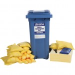 CROMWELL  Set absorbante S-EXTRA SPILL KIT;CHEMICAL 120 Ltr WHEEL BIN