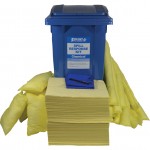 CROMWELL  Set absorbante S+ SPILL KIT; CHEMICAL240 Ltr WHEELED BIN