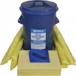 CROMWELL  Set absorbante S+ SPILL RESPONSE KIT;CHEMICAL 90 Ltr CIRC'R BIN