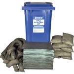 CROMWELL  Set absorbante SUSTAINABLE SPILL KIT;MAINT' 240 Ltr WHEEL BIN