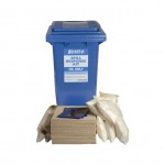 CROMWELL  Set absorbante SUSTAINABLE SPILL KIT;OIL-ONLY 120 Ltr WHEEL BIN