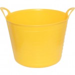 CROMWELL  Galeata Flexibila pentru Constructori FLEXI TUB 26 Ltr BUILDERSBUCKET YELLOW