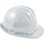 CROMWELL  Casca de protectie - Curele standard SAFETY HELMET STD + PLASTIC 6 POINT HARNESS WHITE