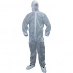 CROMWELL  Salopeta de unica folosinta DISPOSABLE COVERALL WHITE (M)