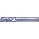 CROMWELL  Freza cu coada simpla cu carbid - TiCN Acoperit 8.0 mm ST/SH SHORT CARBIDE END MILL - TICN