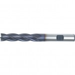 CROMWELL  Burghiu HSS-Co 8% cu coada Weldon si 4, respectiv 6 canale - TiALN Acoperit 10.0 WELDON LONG END MILL-TiALN-8% CO