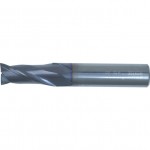 CROMWELL  Carbide Plain Shank Slot Drills 2 Flute - Series 60 - Short series - SDQ-2PS Carbide Q-Coat 4.0 mm ST/SH SHORT 2FL SLOT DRILL Q-COAT