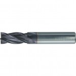 CROMWELL  Burghiu lung cu coada simpla si 4 canale 2.0 mm ST/SH SHORT 4FL END MILL Q-COAT