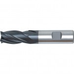 CROMWELL  Burghiu lung cu 4 canale acoperite cu HSS-E PM 8 mm HSS-COBALT PM 4FL WELDON END MILL P/POWER