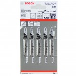 BOSCH T101AOF Set 5 panze Clean for Hard Wood 83 mm