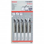 BOSCH T101BRF Set 5 panze Clean for Hard Wood 100 mm