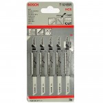 BOSCH T101BR Set 5 panze Clean for Wood 100 mm