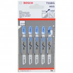 BOSCH T118G Set 5 panze Basic for Metal 92 mm