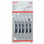 BOSCH T119B Set 5 panze Basic for Wood 92 mm