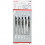 BOSCH T234X Set 5 panze Progressor for Wood 117 mm