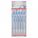 BOSCH T318BF Set 5 panze Flexible for Metal 132 mm