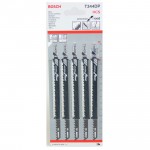 BOSCH T344DP Set 5 panze Precision for Wood 152 mm