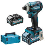 MAKITA TD001GM201 Masina de insurubat cu impact brushless, cu 2 acumulatori Li-Ion, 40V XGT, 4Ah, 220Nm + MAKPAC TIP 2