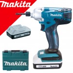 MAKITA TD127DWE Masina de insurubat cu impact cu 2 acumulatori Li-Ion, 18V TIP G, 1.3Ah, 140Nm