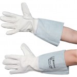 CROMWELL  Manusi gri din piele pentru sudori marimea XL TIG GREY LEATHER GAUNTLETS 6