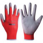 CROMWELL  Manusi rezistenti la taiere PU CUT 1 GLOVE RED SZ.7