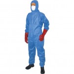 CROMWELL  Salopeta de unica folosinta cu gluga GUARD MASTER DISP' HOODEDCOVERALL BLUE (S)